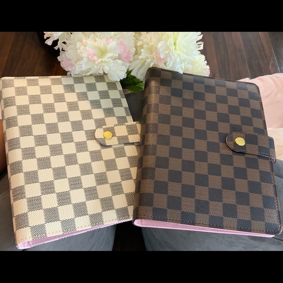 Luxury Checkered A5 Agenda Planner- Planer Cover - Picture 3 of 11